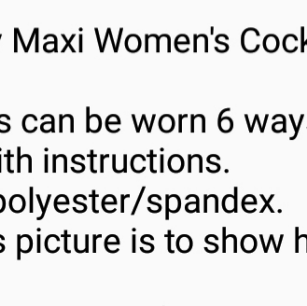 🆕️👗women's Multi way Black maxi  women's dress - Picture 5 of 5